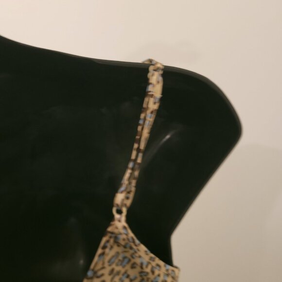 La Vie en Rose Blue Leopard Print Maxi Slip Dress - Picture 4 of 5